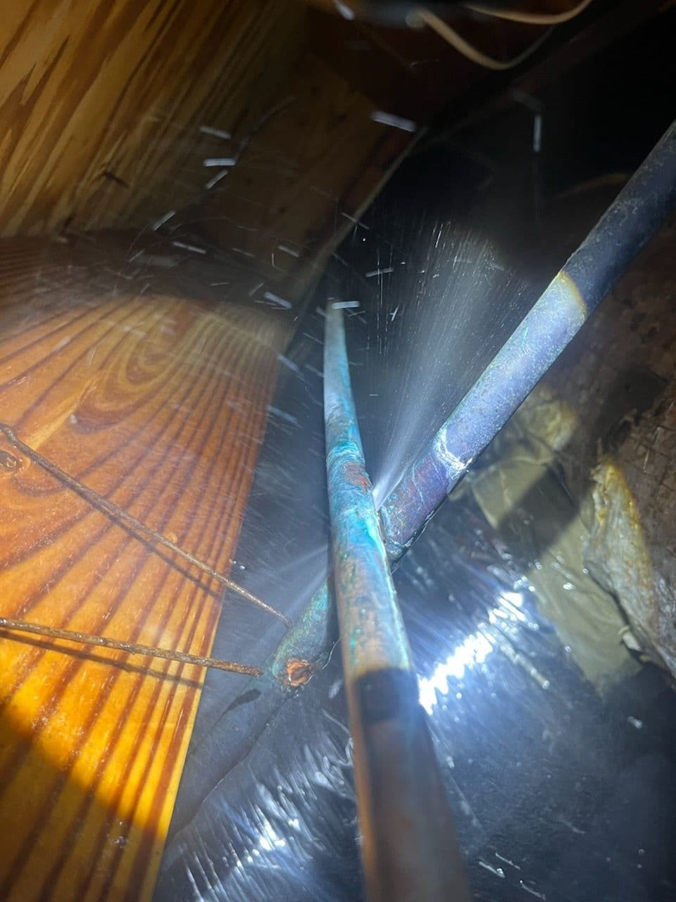 Gallery photos for Crawlspace Leak Repair Expertly Handled: Image #1