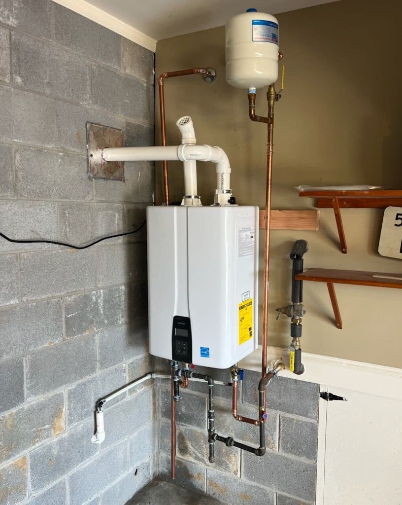 Gallery photos for Upgrade to a Sleek Tankless Water Heater: Image #1