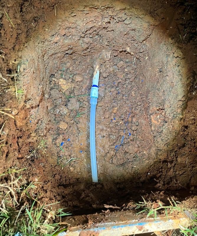 Main Water Line Leak Repair