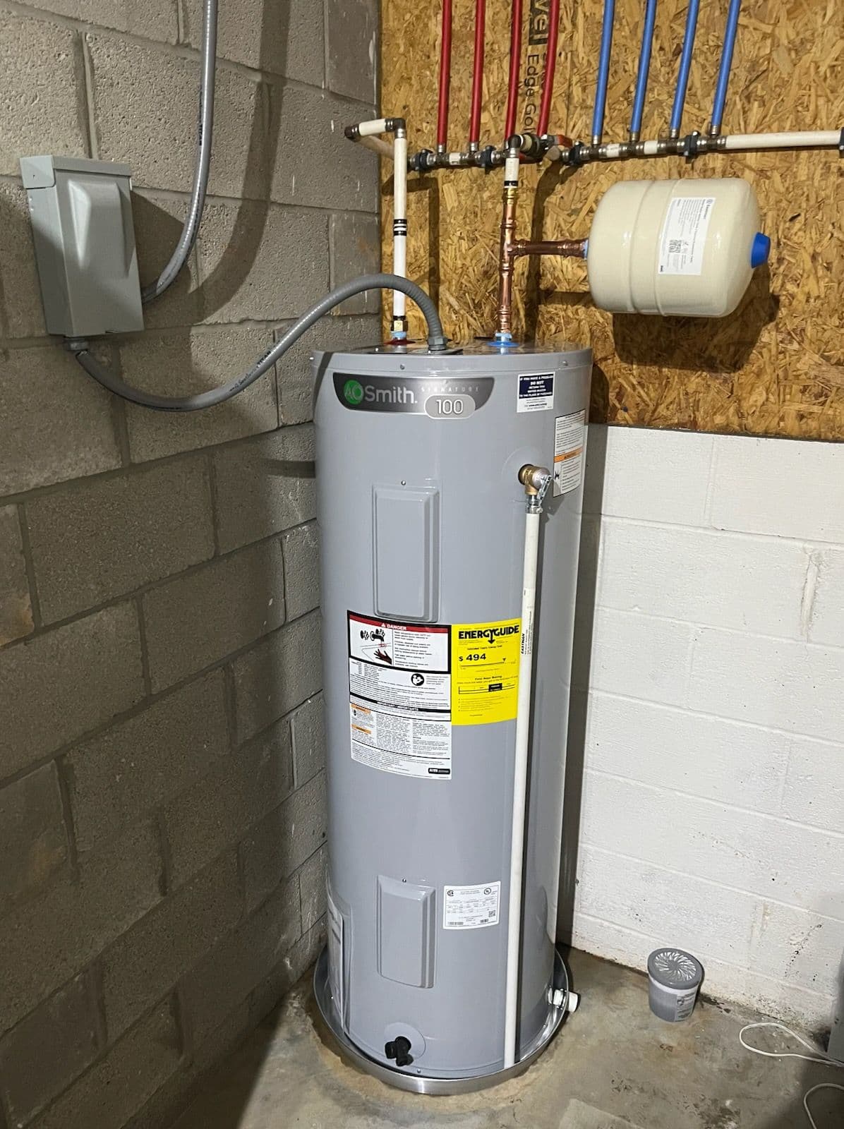 Project Efficient AO Smith Water Heater Installation image