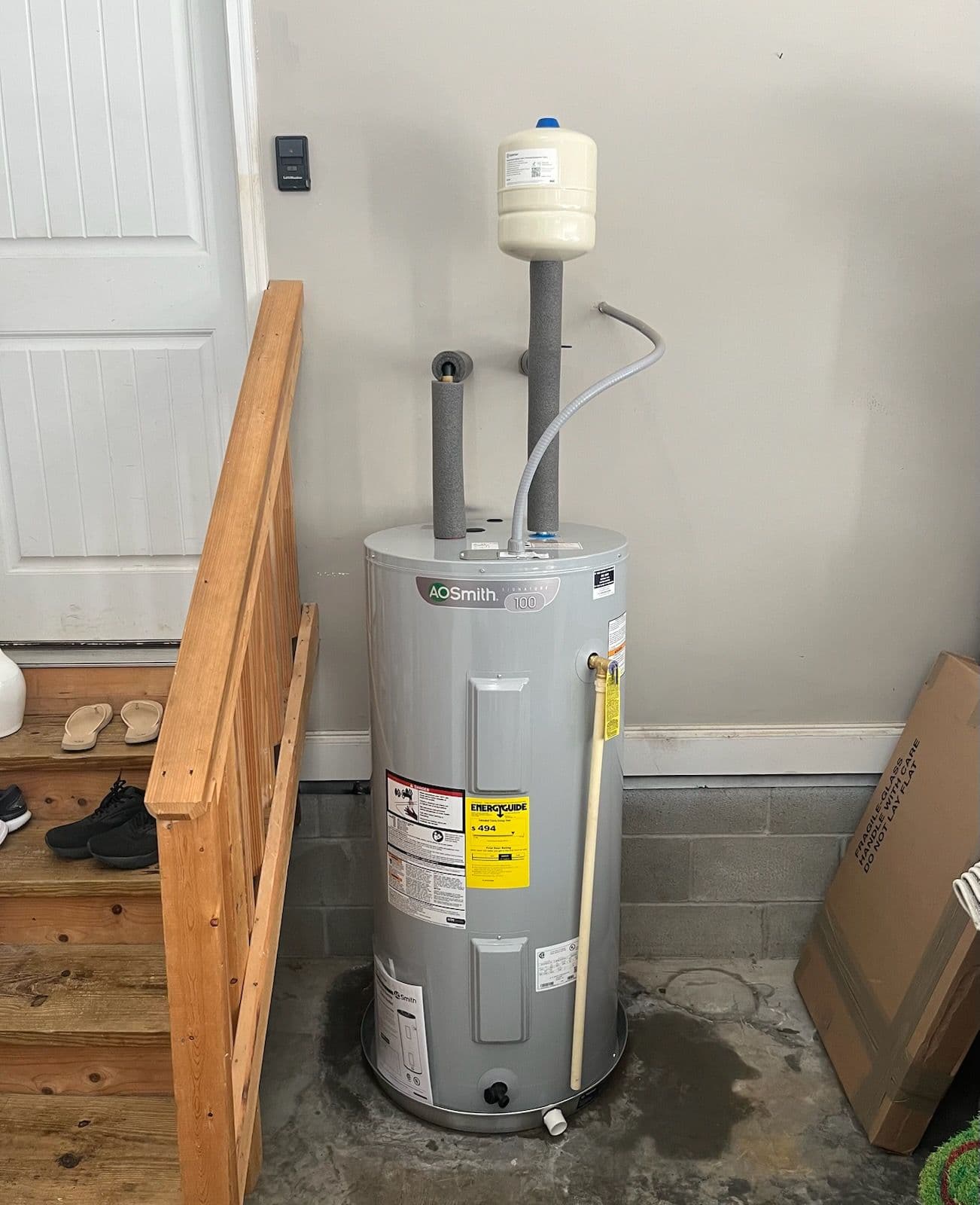 AO Smith 100-Gallon Water Heater Installation