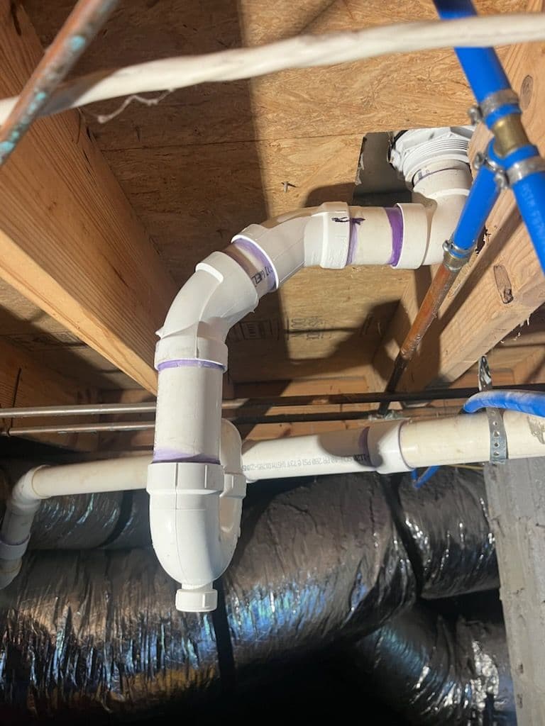 Ensuring Perfect Drainage with New P-Trap Installation